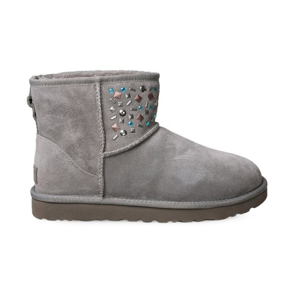 UGG Shoes - Ugg $130 1119101 Classic Mini II Stud CHRC Charcoal Sz 11 NIB!